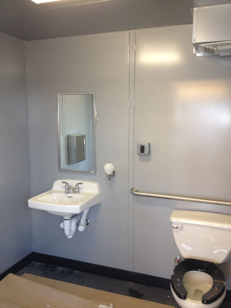 Pre-plumbed restroom